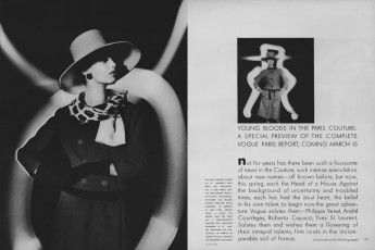 Dorothy McGowan by William Klein / Vogue USA (1962.03)