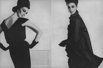 Wilhelmina Cooper by Karen Radkai / Vogue USA (1962.03)