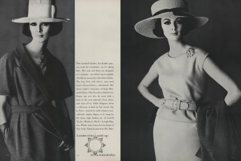 Wilhelmina Cooper by Irving Penn / Vogue USA (1962.04)
