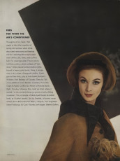 Wilhelmina Cooper by Karen Radkai / Vogue USA (1962.04)
