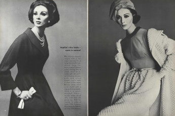 Wilhelmina Cooper by Irving Penn / Vogue USA (1962.04/2)