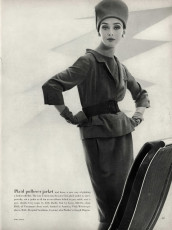 Ina Balke by Karen Radkai / Vogue USA (1962.07)