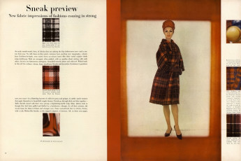 Wilhelmina Cooper by Gene Laurents / Vogue USA (1962.08/2)