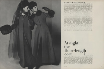 Dorothy McGowan, Tilly Tizzani by Bert Stern / Vogue USA (1962.10)