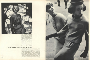 Jean Shrimpton by David Bailey / Vogue USA (1962.11)