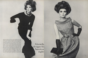 Wilhelmina Cooper by Irving Penn / Vogue USA (1962.11/2)