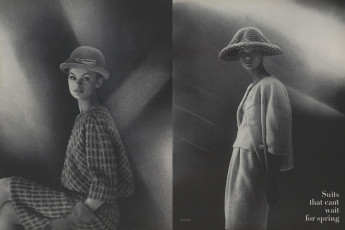 Jean Shrimpton by Louis Faurer / Vogue USA (1962.12)