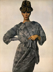 Wilhelmina Cooper by Irving Penn / Vogue USA (1963.01)