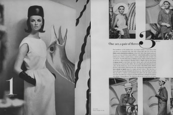Tilly Tizzani by Louis Faurer / Vogue USA (1963.01/2)