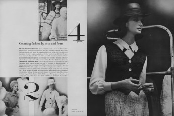 Tilly Tizzani by Louis Faurer / Vogue USA (1963.01/2)