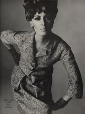 Wilhelmina Cooper by Irving Penn / Vogue USA (1963.02/2)