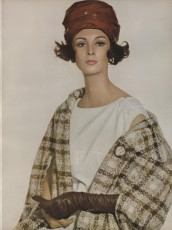Wilhelmina Cooper by Irving Penn / Vogue USA (1963.02/2)