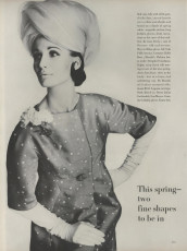 Brigitte Bauer by Irving Penn / Vogue USA (1963.03)