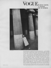 Mirella Petteni by Helmut Newton / Vogue USA (1963.06)