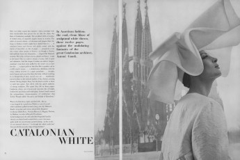 Mirella Petteni by Helmut Newton / Vogue USA (1963.06)