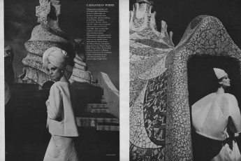 Mirella Petteni by Helmut Newton / Vogue USA (1963.06)