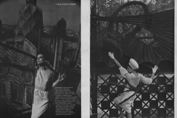 Mirella Petteni by Helmut Newton / Vogue USA (1963.06)