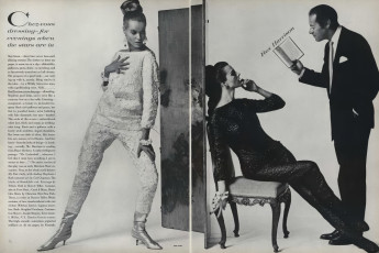 Veruschka, Tilly Tizzani by Bert Stern / Vogue USA (1963.07)