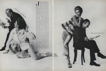 Tilly Tizzani, Veruschka by Bert Stern / Vogue USA (1963.07)