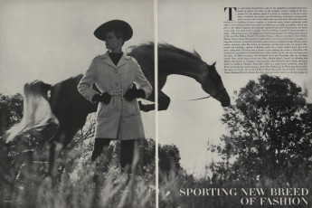 Veruschka by Peter Beard / Vogue USA (1963.08)