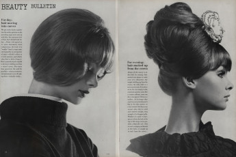 Jean Shrimptonn by David Bailey / Vogue USA (1963.08/2)