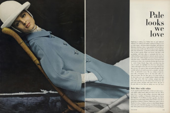 Mirella Petteni by Helmut Newton / Vogue USA (1963.09/2)