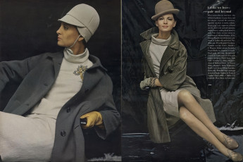 Mirella Petteni by Helmut Newton / Vogue USA (1963.09/2)