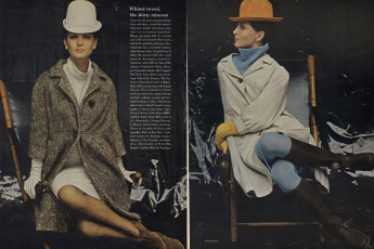 Mirella Petteni by Helmut Newton / Vogue USA (1963.09/2)