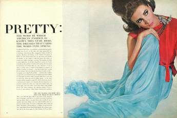 Wilhelmina Cooper by Bert Stern / Vogue USA (1964.03)