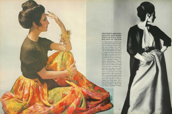 Mirella Petteni by Bert Stern / Vogue USA (1964.03)