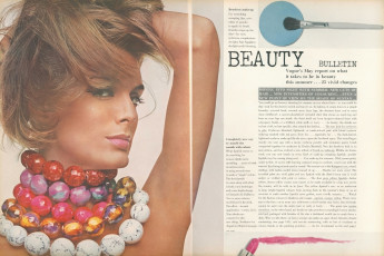Deborah Dixon by Bert Stern (Vogue USA 1964.05)