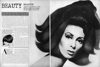 Wilhelmina Cooper by Irving Penn (Vogue USA 1964.08/2)