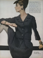 Wilhelmina Cooper by David Bailey (Vogue USA 1964.09)