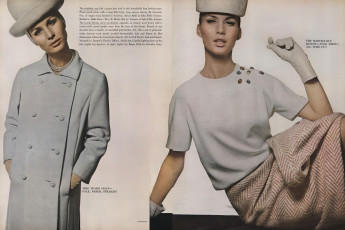 Deborah Dixon by David Bailey (Vogue USA 1964.09)