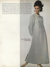 Wilhelmina Cooper by David Bailey (Vogue USA 1964.09)