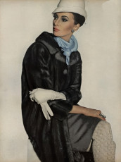 Wilhelmina Cooper by Irving Penn (Vogue USA 1964.09/2)
