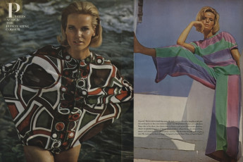 Veruschka by Henry Clarke / Vogue USA (1965.01)