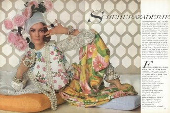 Wilhelmina Cooper by Irving Penn / Vogue USA (1965.04/2)