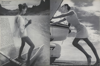 Birgitta af Klercker by Norman Parkinson / Vogue USA (1965.05)