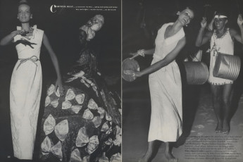 Veruschka by Henry Clarke / Vogue USA (1965.06)