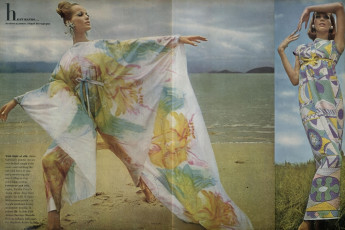 Veruschka by Henry Clarke / Vogue USA (1965.06)