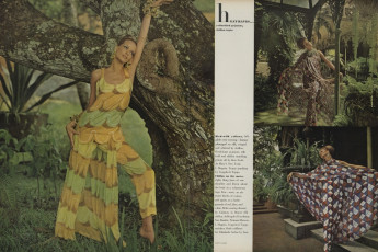 Veruschka by Henry Clarke / Vogue USA (1965.06)