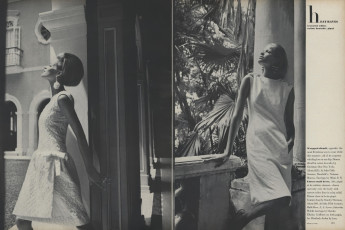 Veruschka by Henry Clarke / Vogue USA (1965.06)