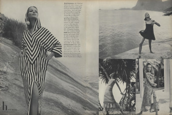 Veruschka by Henry Clarke / Vogue USA (1965.06)