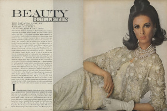 Wilhelmina Cooper by Irving Penn / Vogue USA (1965.09)