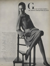 Birgitta af Klercker by Horst P. Horst / Vogue USA (1965.10/2)