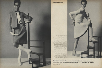 Wilhelmina Copper by Horst P. Horst / Vogue USA (1965.10/2)