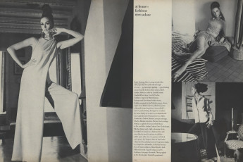 Wilhelmina Cooper by Horst P. Horst / Vogue USA (1965.11/2)