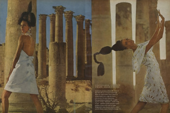 Editha Dussler by Henry Clarke / Vogue USA (1965.12)