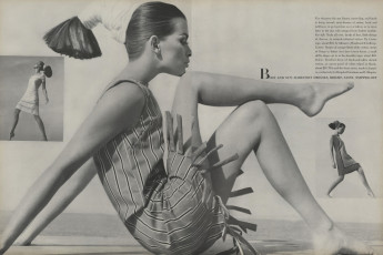 Editha Dussler by Horst P. Horst / Vogue USA (1966.01)